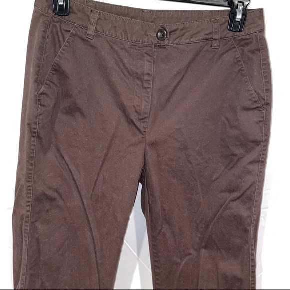 Woolrich Trouser Dress Slacks Straight Slim Leg Stretch High Rise Pants - Picture 2 of 8